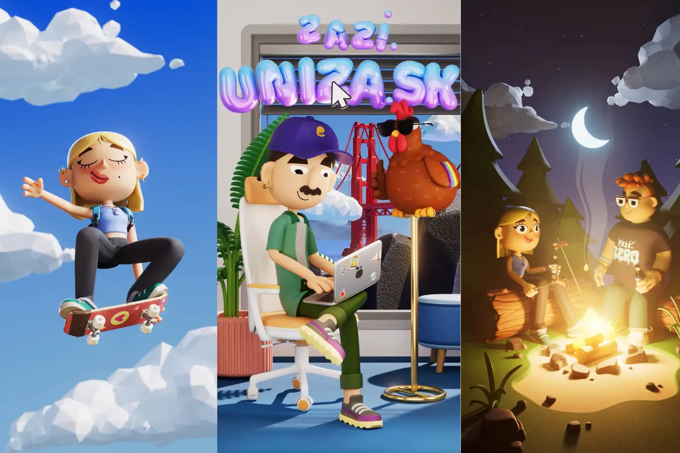 3D animation for university
