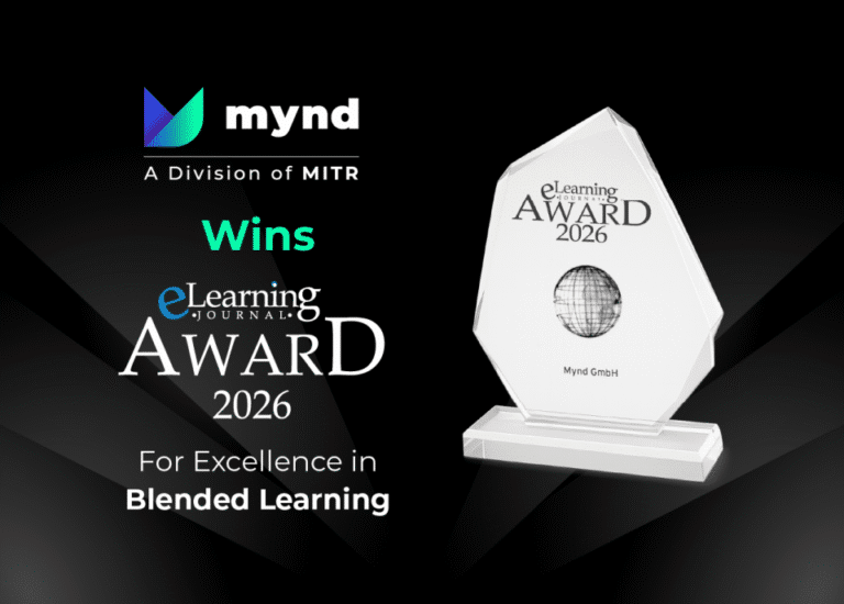 mynd wins eLearning Journal Awards 2026 for excellence in Blended ...